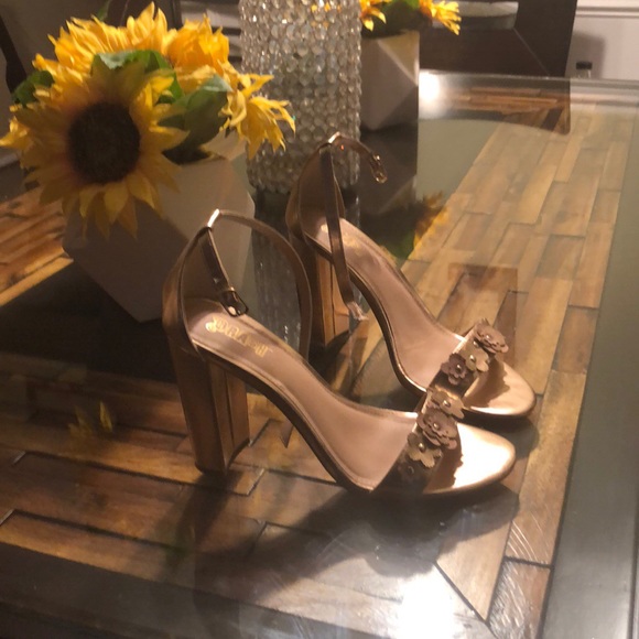 Shoes - Rose Gold Heels